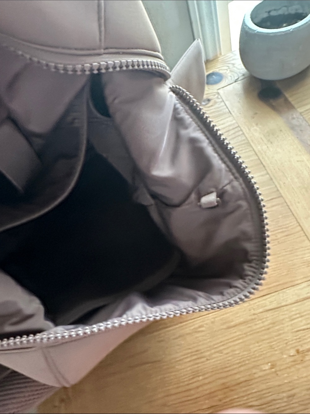 Dagne Dover Brown Baby Backpack with Front Zips - Picture 4 of 5